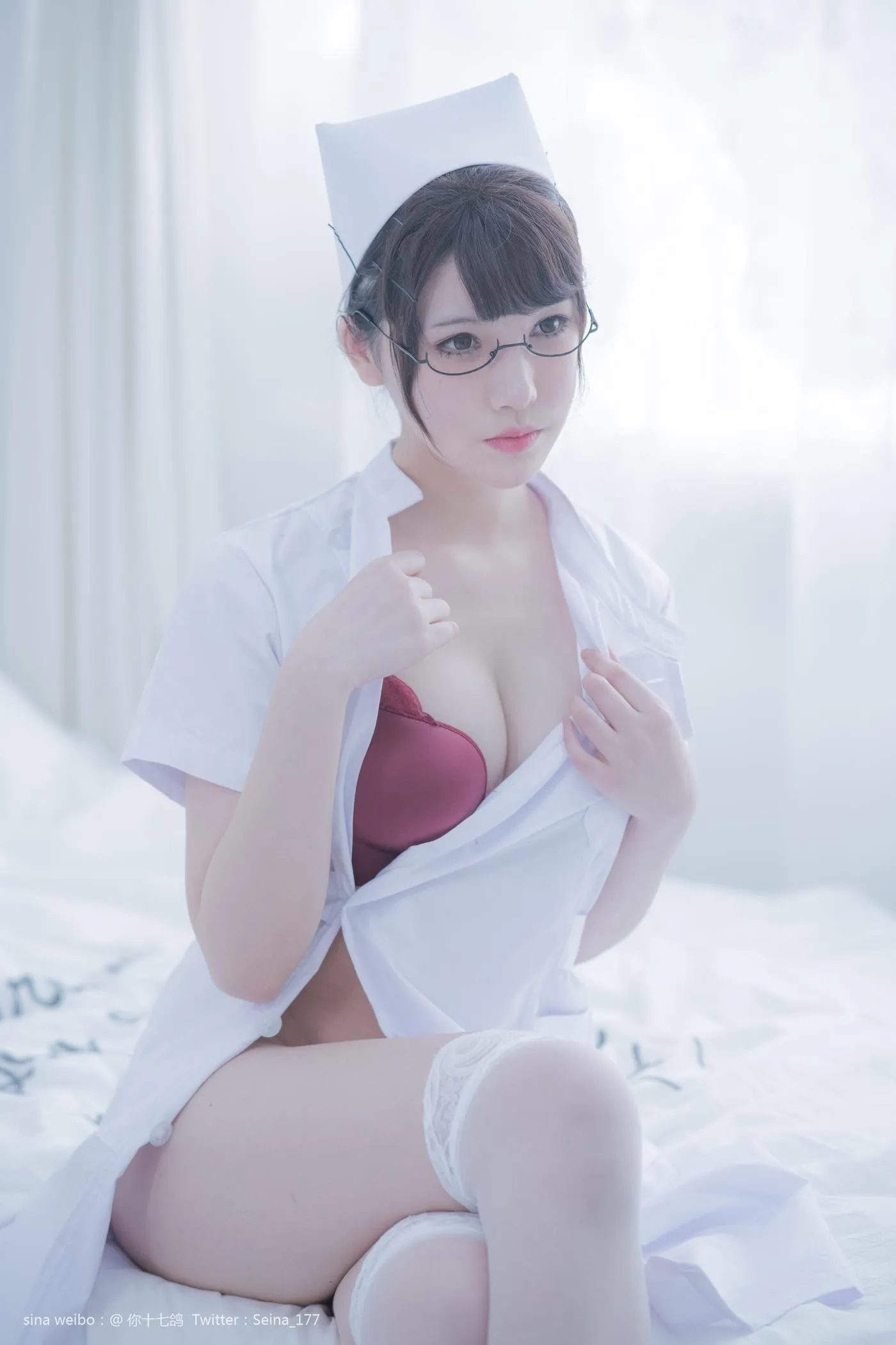 你十七鸽 – NO.03 白色护士-白色护士成片 [51P]插图5